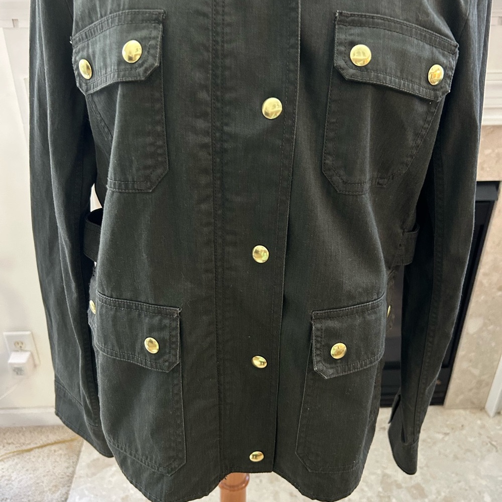 J. Crew Olive Utility Jacket - Picture 5 of 11